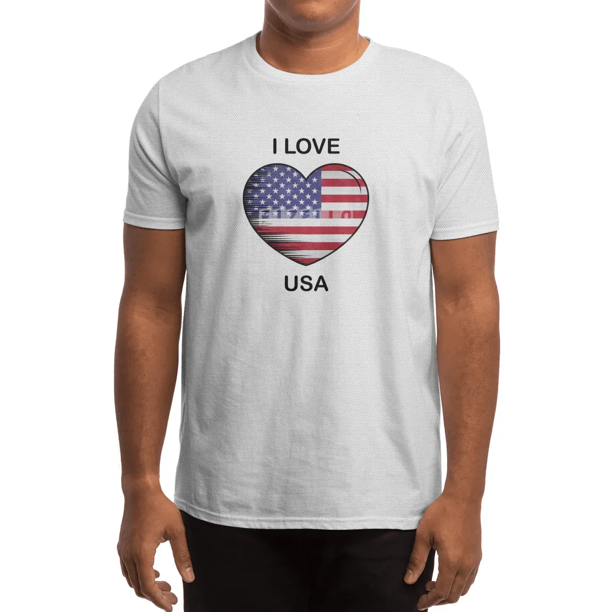 I Love America USA, My Home, My Country Spor T-Shirt