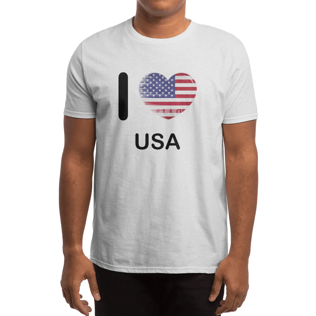 I Love America USA, My Home, My Country Spor T-Shirt