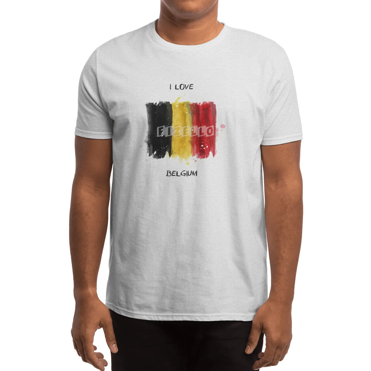 I Love Belgium, My Home, My Country Spor T-Shirt