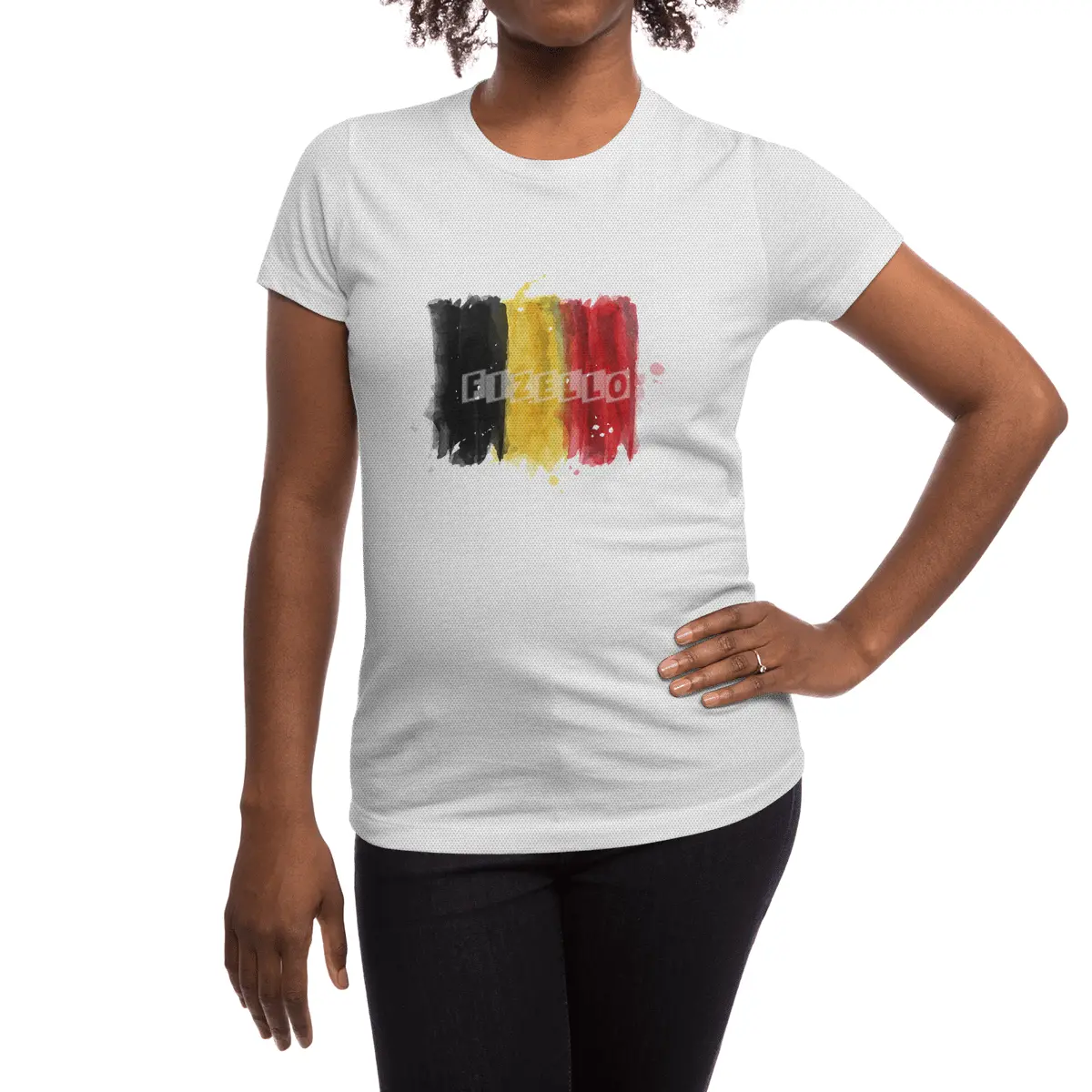 I Love Belgium, My Home, My Country Spor T-Shirt