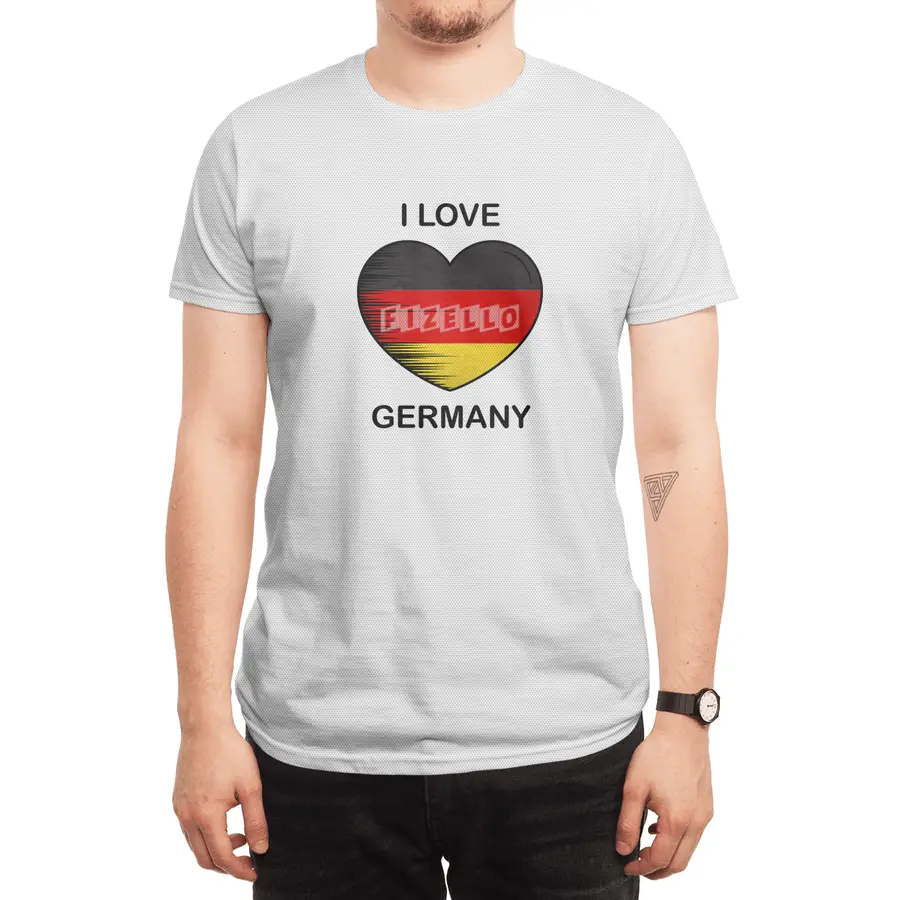 I Love Germany, My Home, My Country Spor T-Shirt