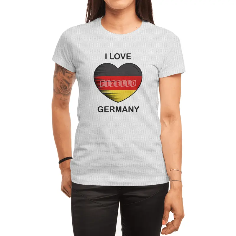 I Love Germany, My Home, My Country Spor T-Shirt
