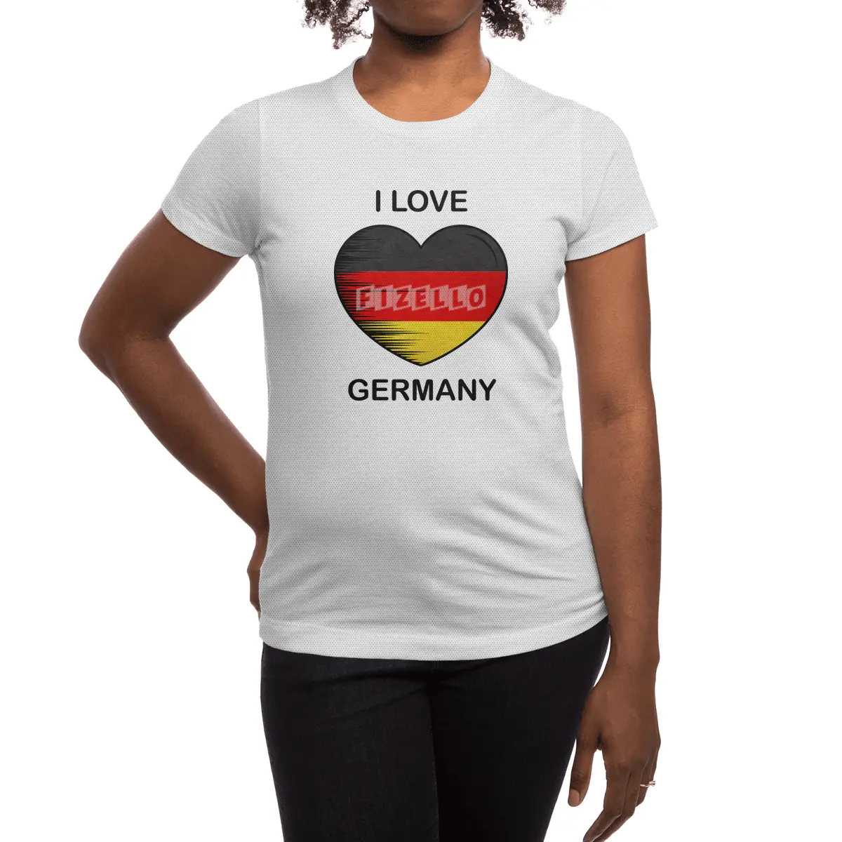 I Love Germany, My Home, My Country Spor T-Shirt