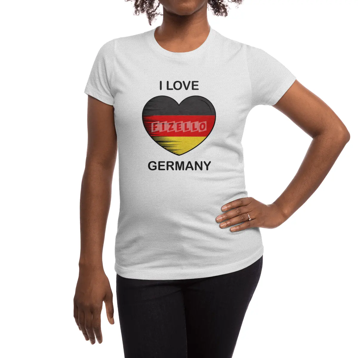 I Love Germany, My Home, My Country Spor T-Shirt