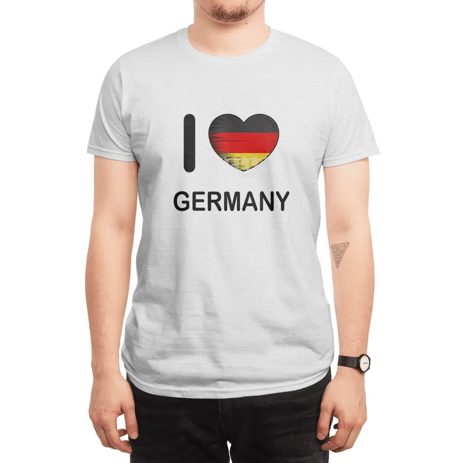 I Love Germany, My Home, My Country Spor T-Shirt