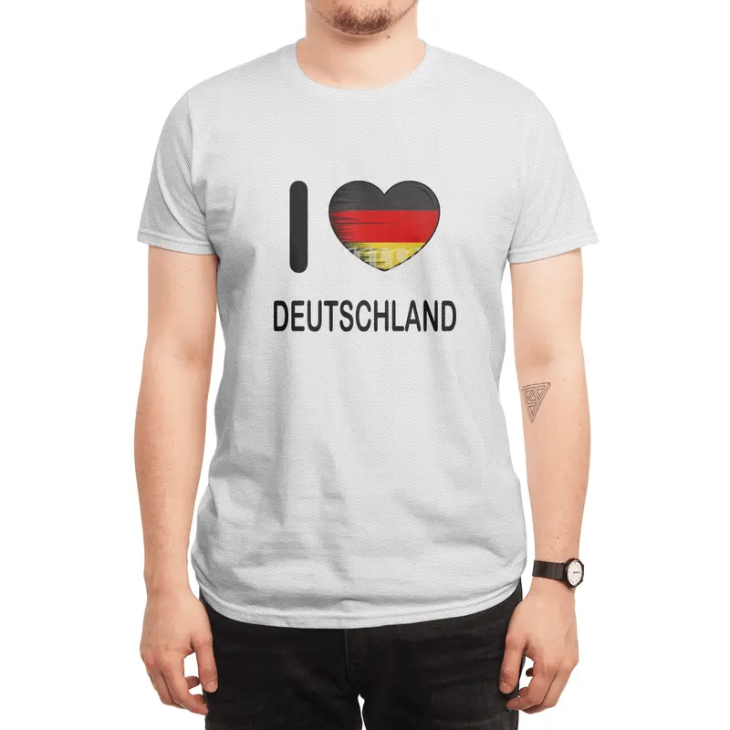 I Love Germany, My Home, My Country Spor T-Shirt