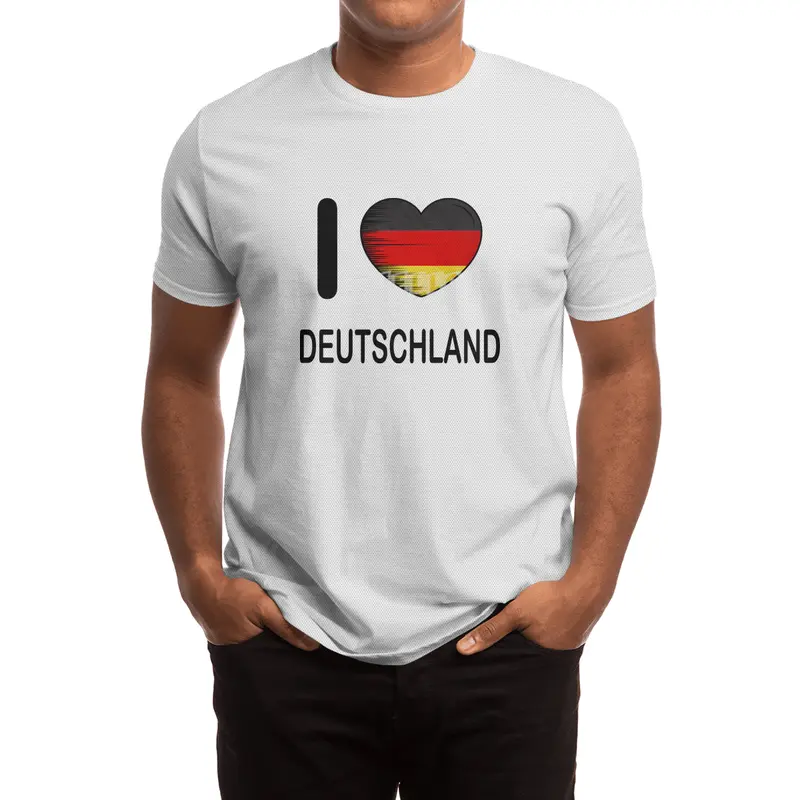 I Love Germany, My Home, My Country Spor T-Shirt
