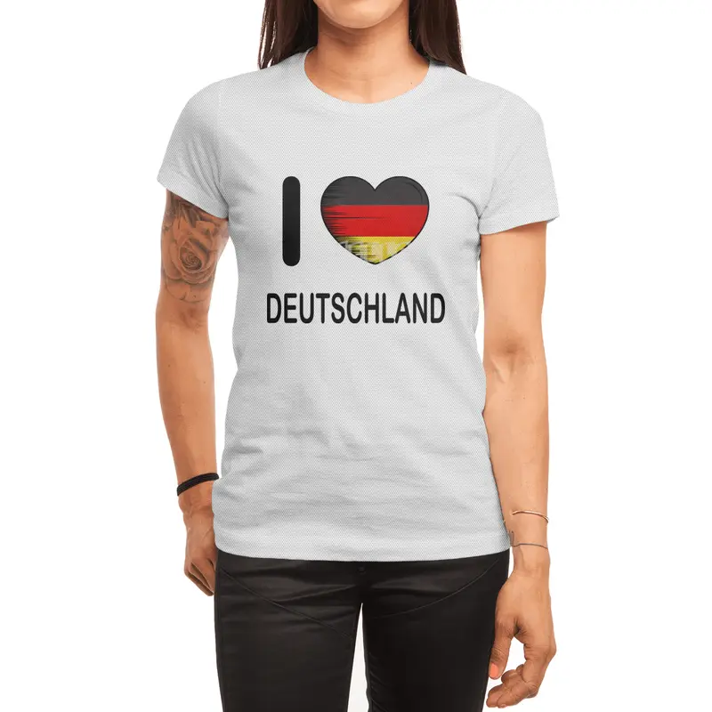 I Love Germany, My Home, My Country Spor T-Shirt