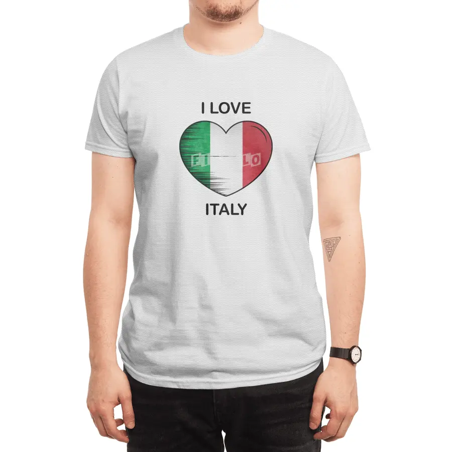 I Love Italy, My Home, My Country Spor T-Shirt