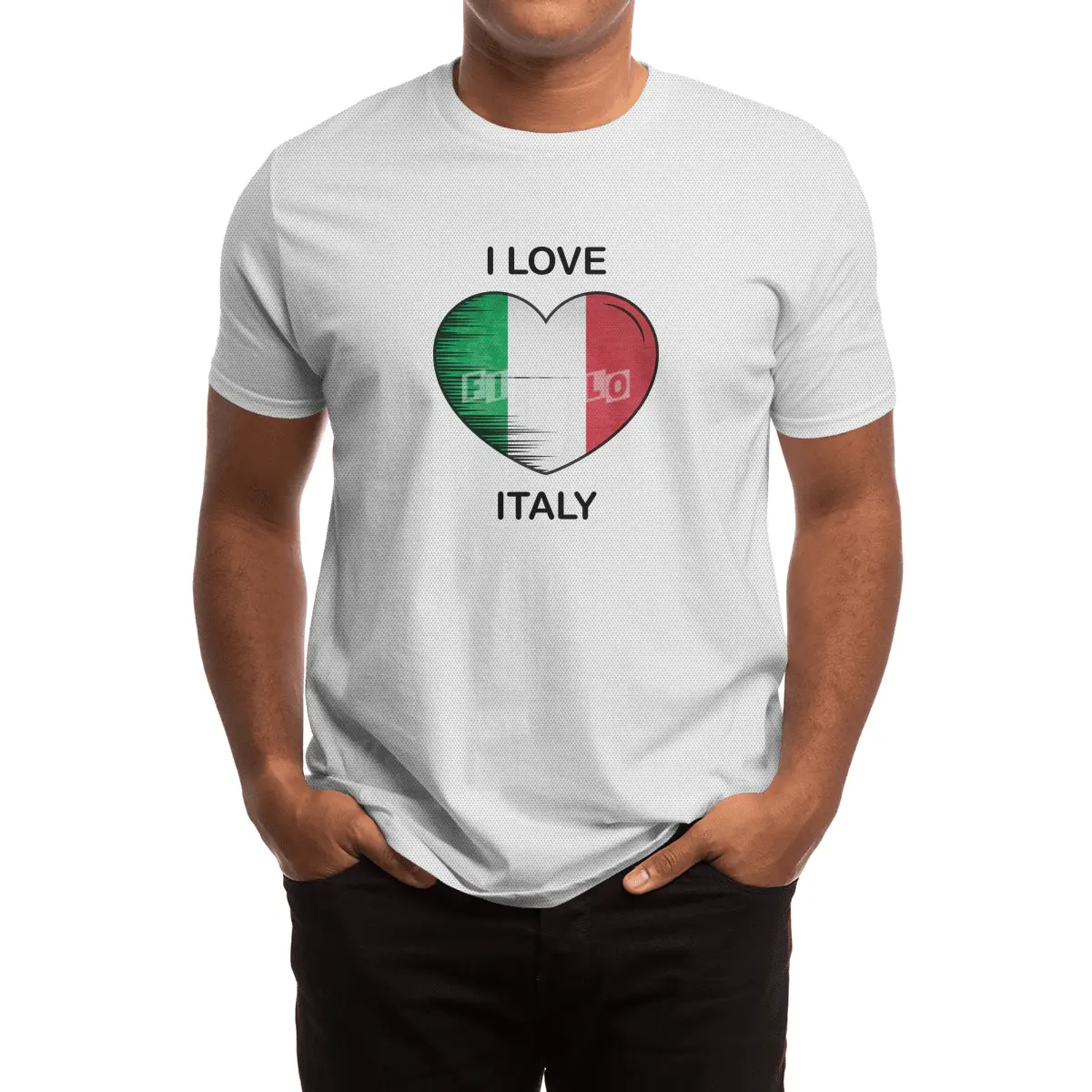I Love Italy, My Home, My Country Spor T-Shirt