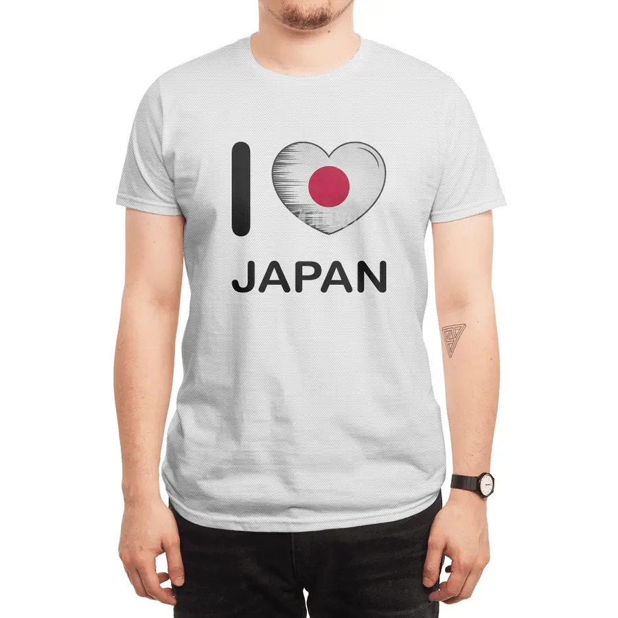 I Love Japan, My Home, My Country Spor T-Shirt