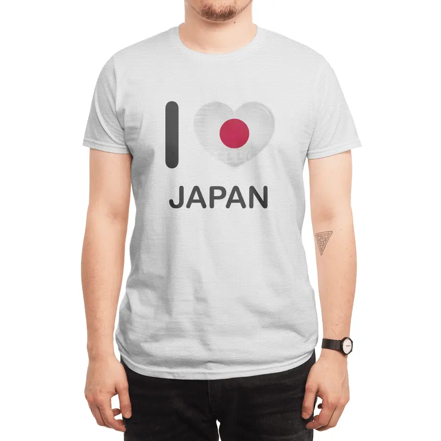 I Love Japan, My Home, My Country Spor T-Shirt