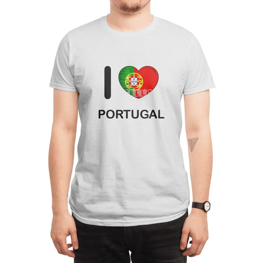 I Love Portugal, My Home, My Country Spor T-Shirt