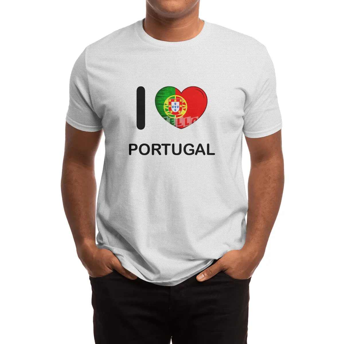 I Love Portugal, My Home, My Country Spor T-Shirt