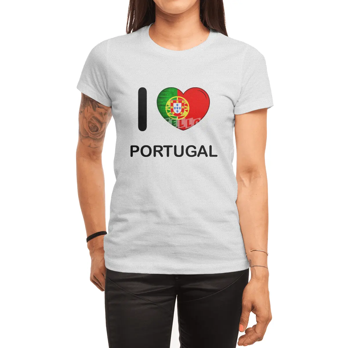 I Love Portugal, My Home, My Country Spor T-Shirt