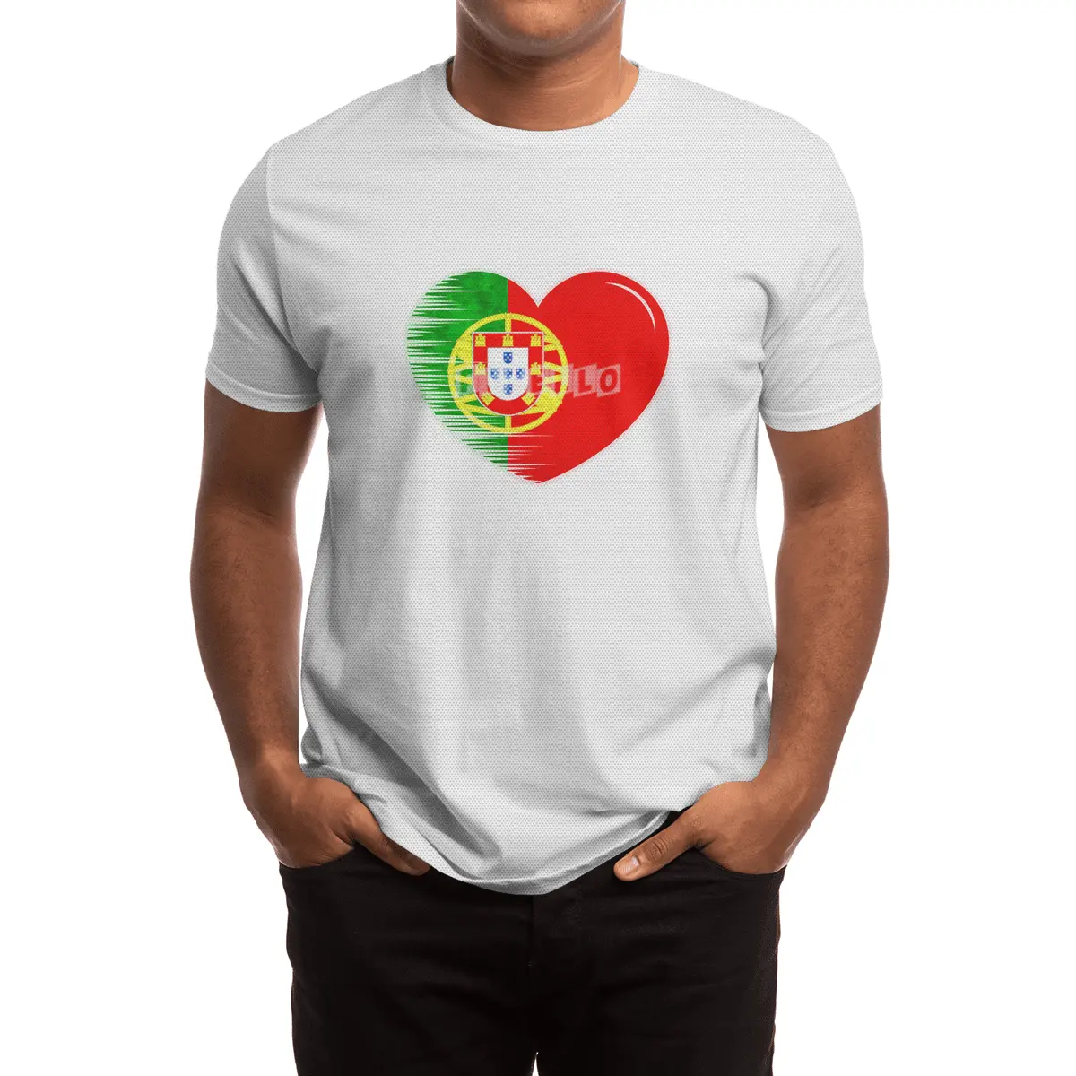 I Love Portugal, My Home, My Country Spor T-Shirt
