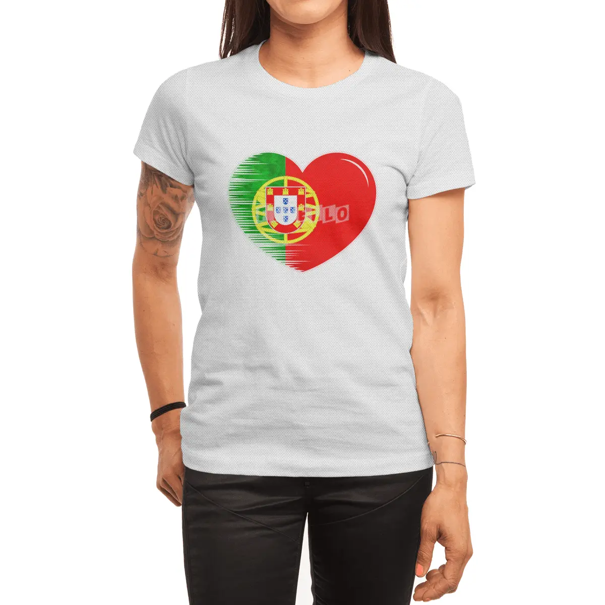 I Love Portugal, My Home, My Country Spor T-Shirt
