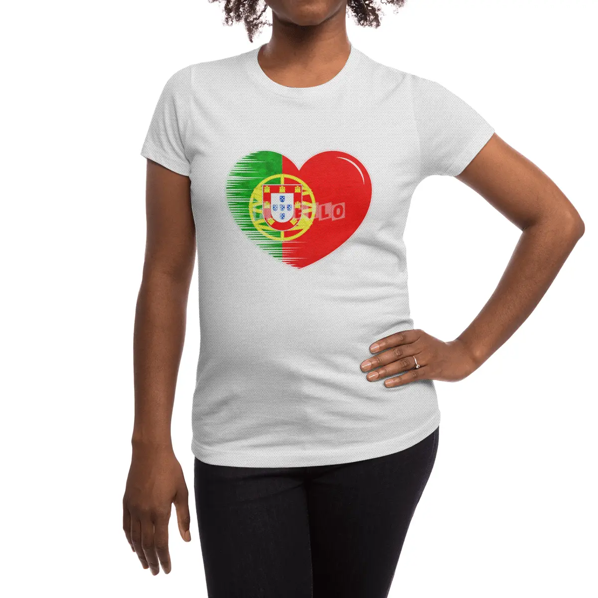 I Love Portugal, My Home, My Country Spor T-Shirt