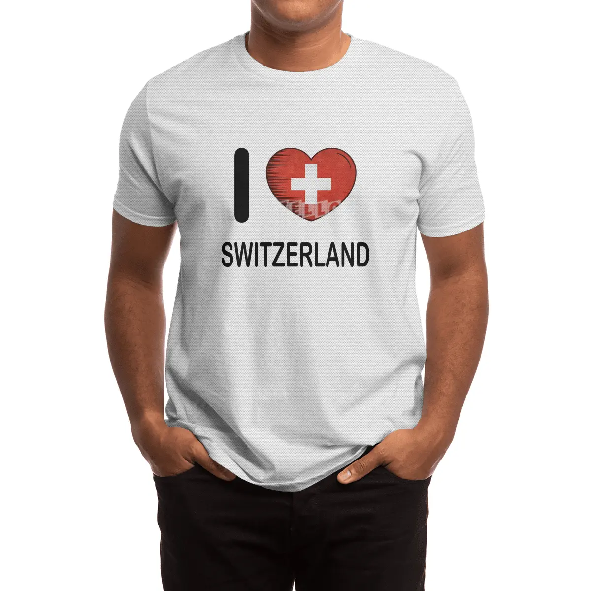 I Love Switzerland, My Home, My Country Spor T-Shirt
