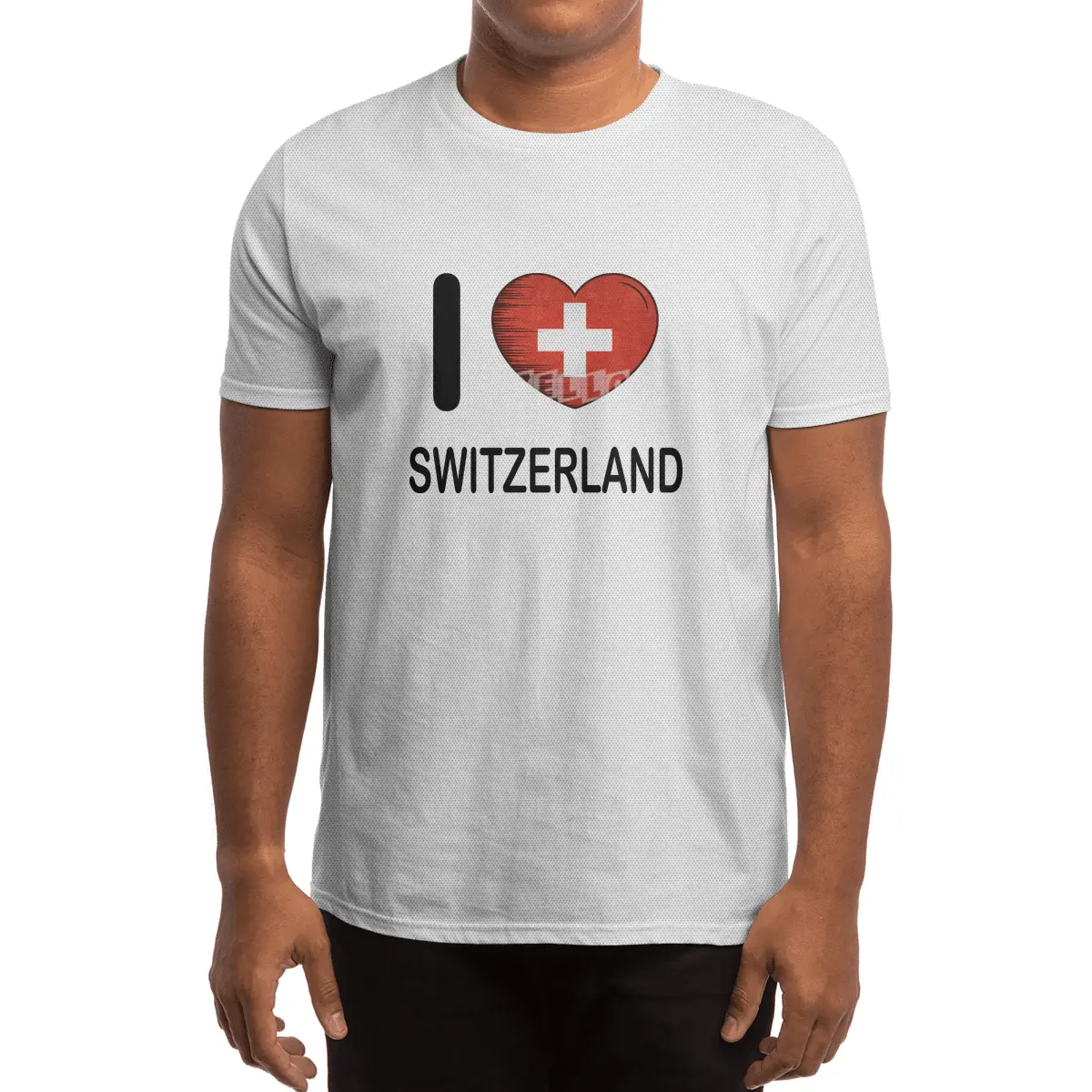 I Love Switzerland, My Home, My Country Spor T-Shirt