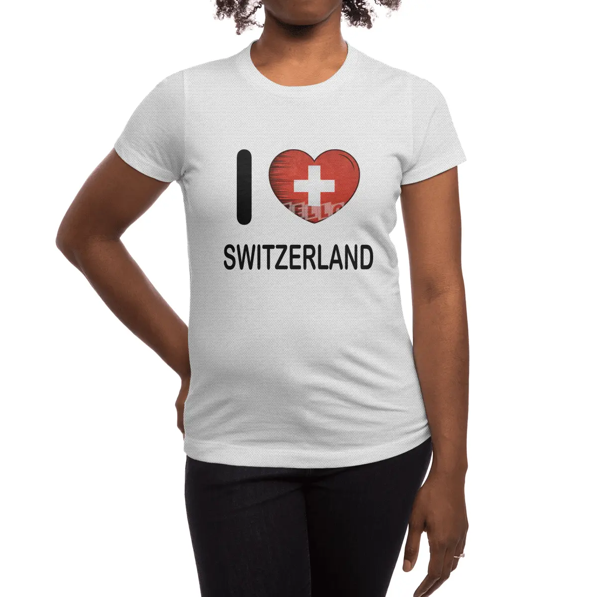I Love Switzerland, My Home, My Country Spor T-Shirt