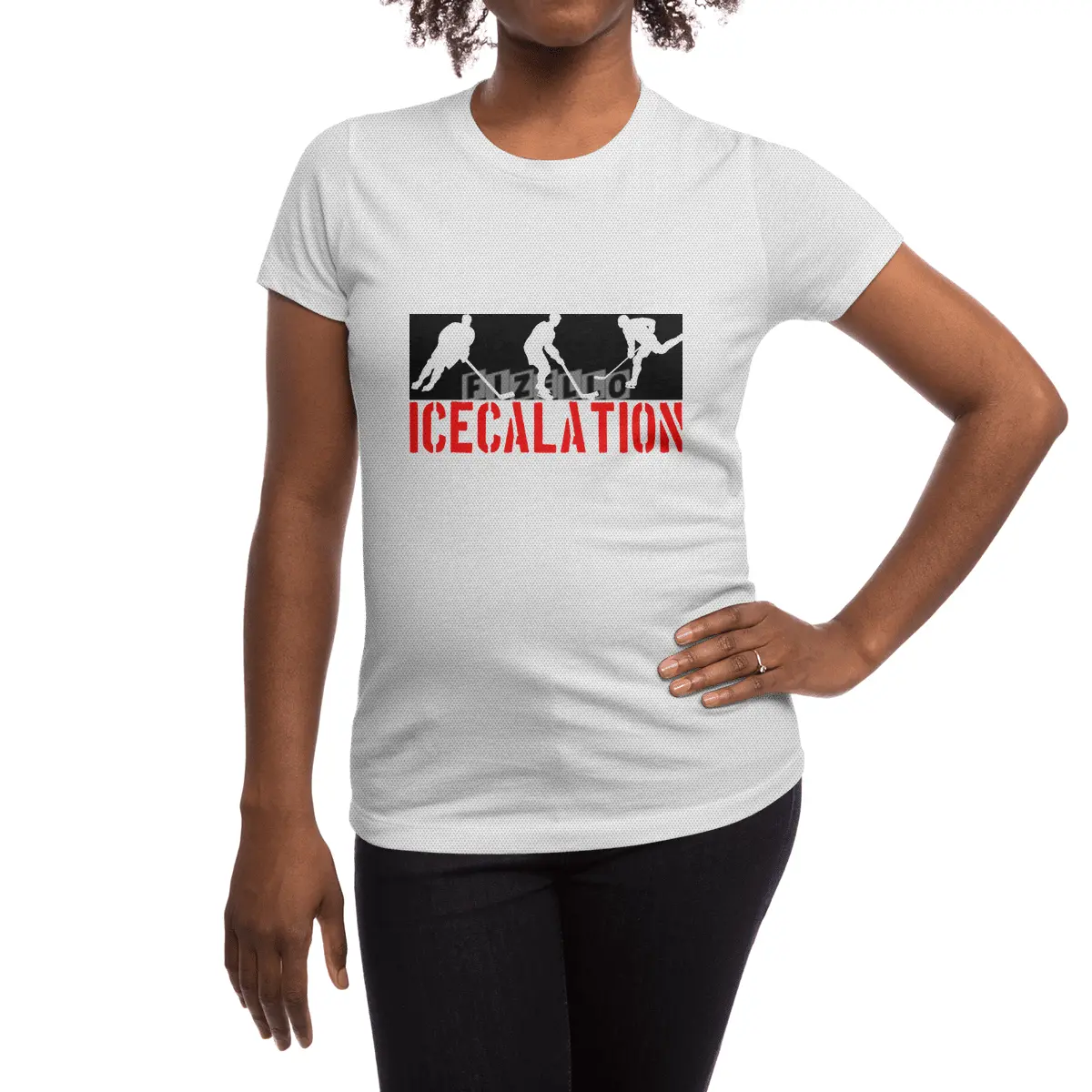 Ice Hockey, Icehockey Spor T-Shirt