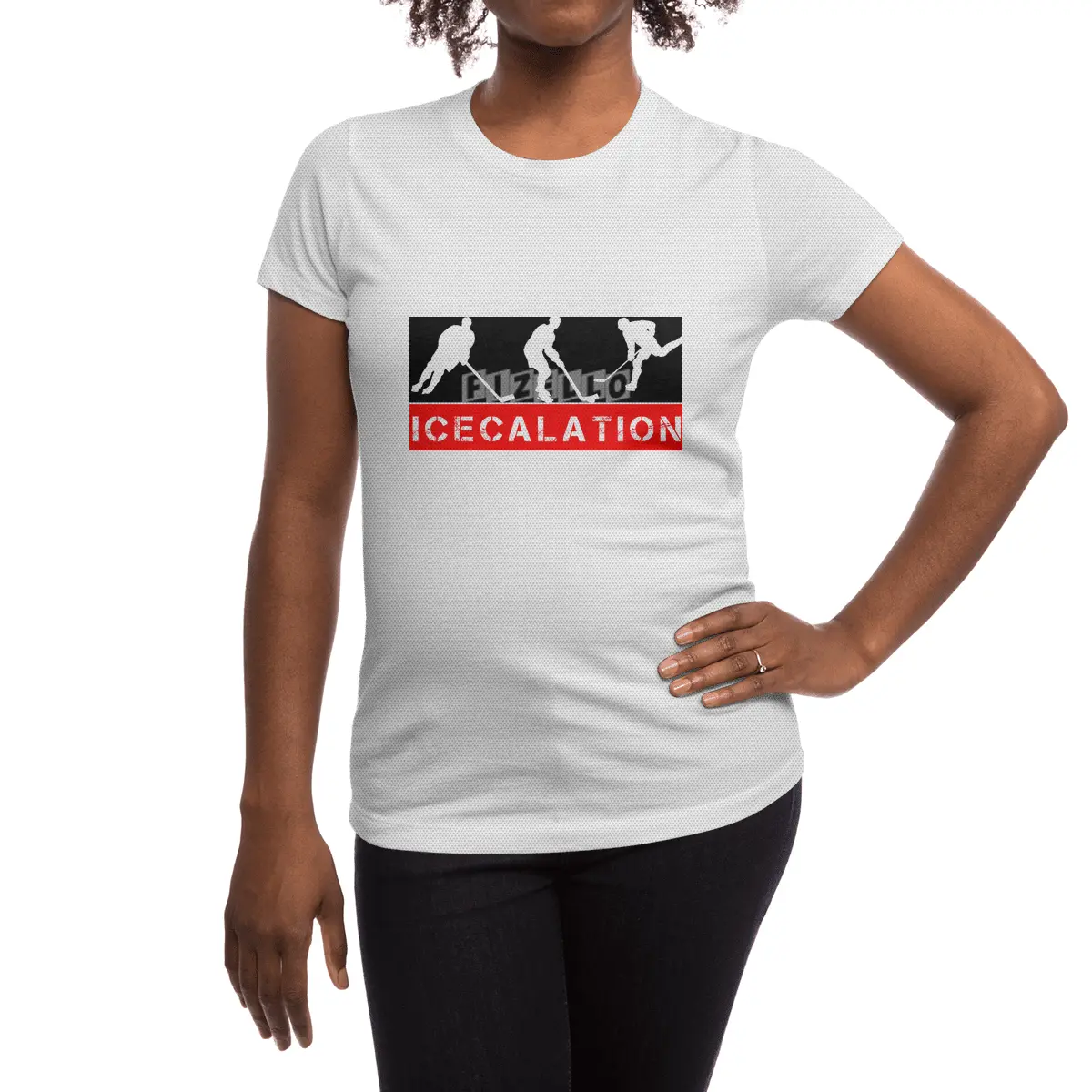 Ice Hockey, Icehockey Spor T-Shirt