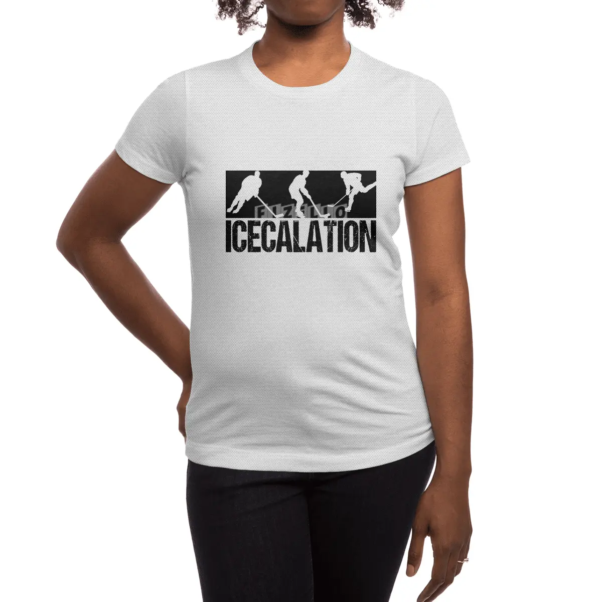 Ice Hockey, Icehockey Coach Trainer Fan Player Spor T-Shirt