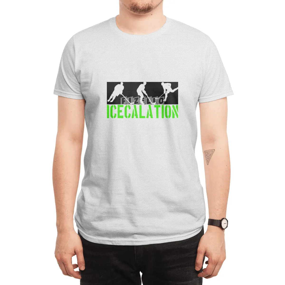 Ice Hockey, Icehockey Coach Trainer Fan Player Spor T-Shirt