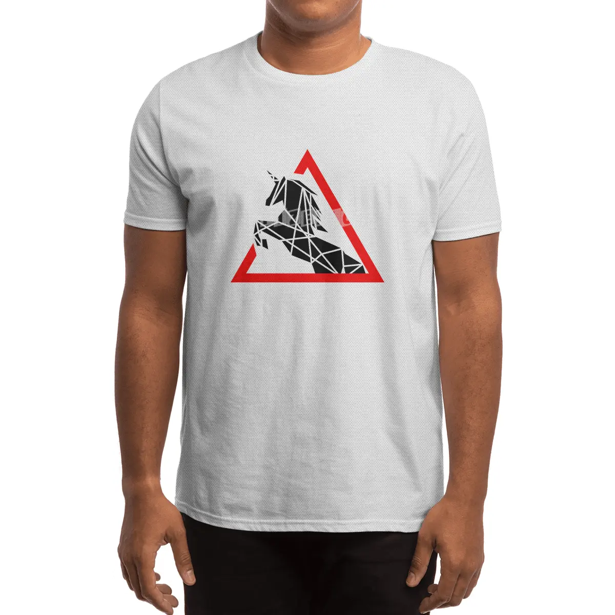 Funny Beautiful Unicorn Road Sign Shirt Spor T-Shirt