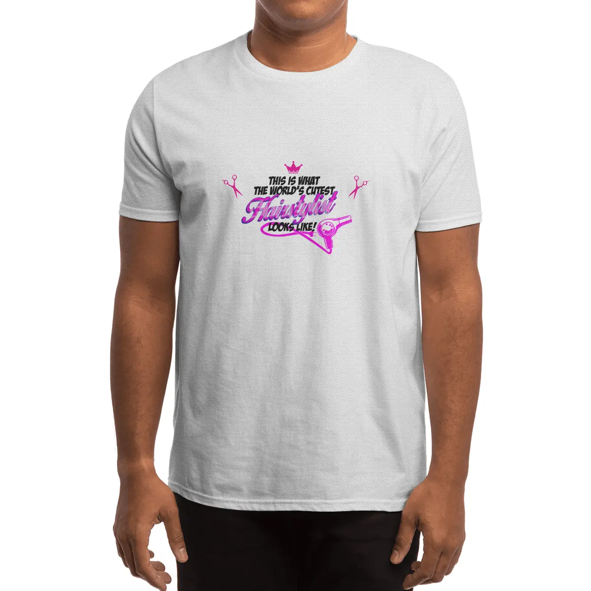 Hairdresser, Hairstylist, Barber, Funny Saying Spor T-Shirt