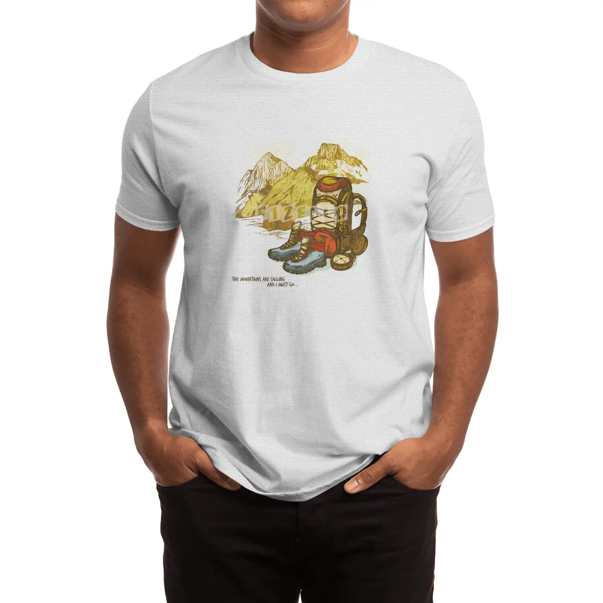 Hiking Travel Adventure Mountaineering Mountains Spor T-Shirt
