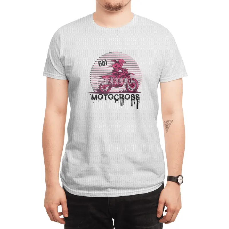 Motocross Enduro Motorcycle Girl Women Gift Spor T-Shirt