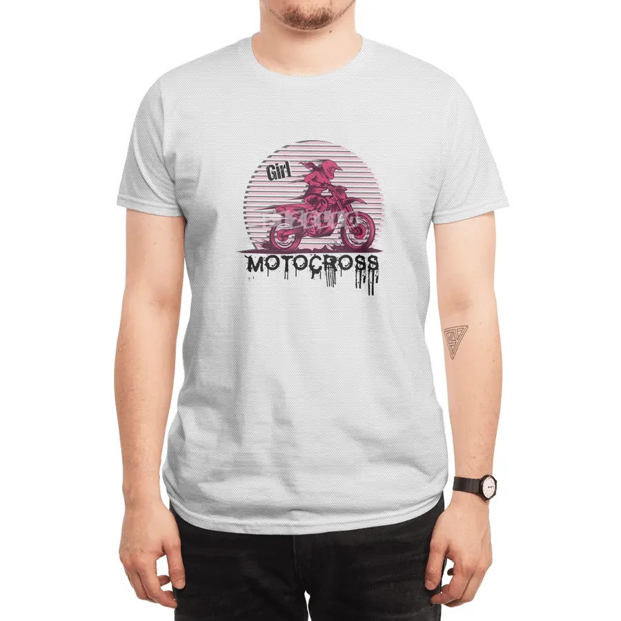 Motocross Enduro Motorcycle Girl Women Gift Spor T-Shirt