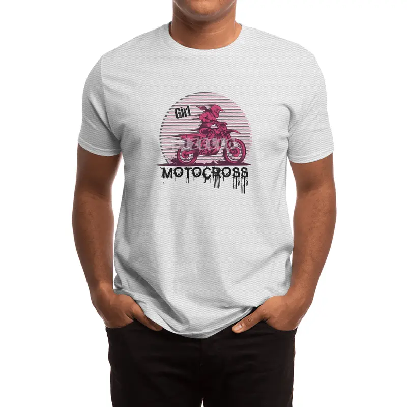 Motocross Enduro Motorcycle Girl Women Gift Spor T-Shirt