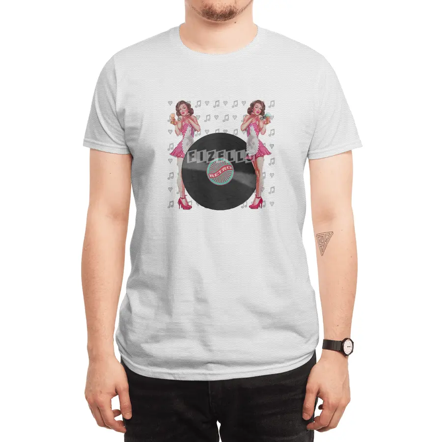 Pin Up Girl Vintage Retro Women Shirt Spor T-Shirt