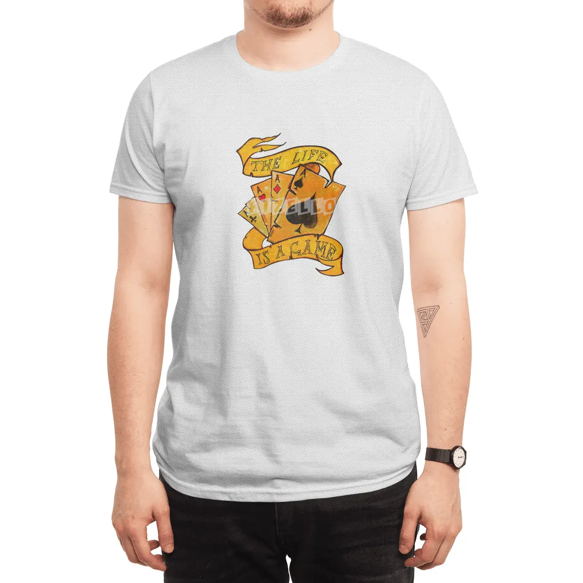 Poker Pik Ass Las Vegas Card Game Gift Spor T-Shirt
