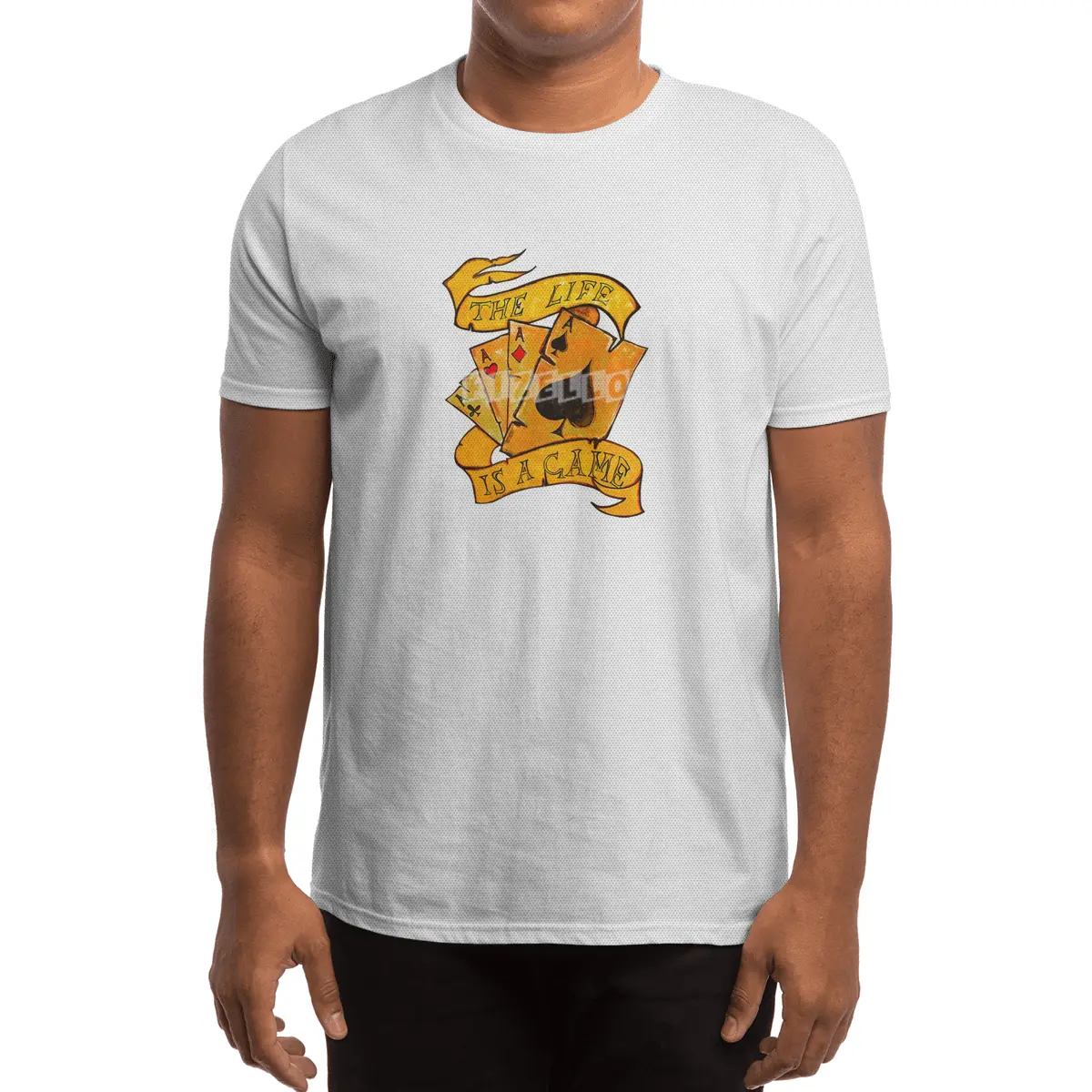 Poker Pik Ass Las Vegas Card Game Gift Spor T-Shirt