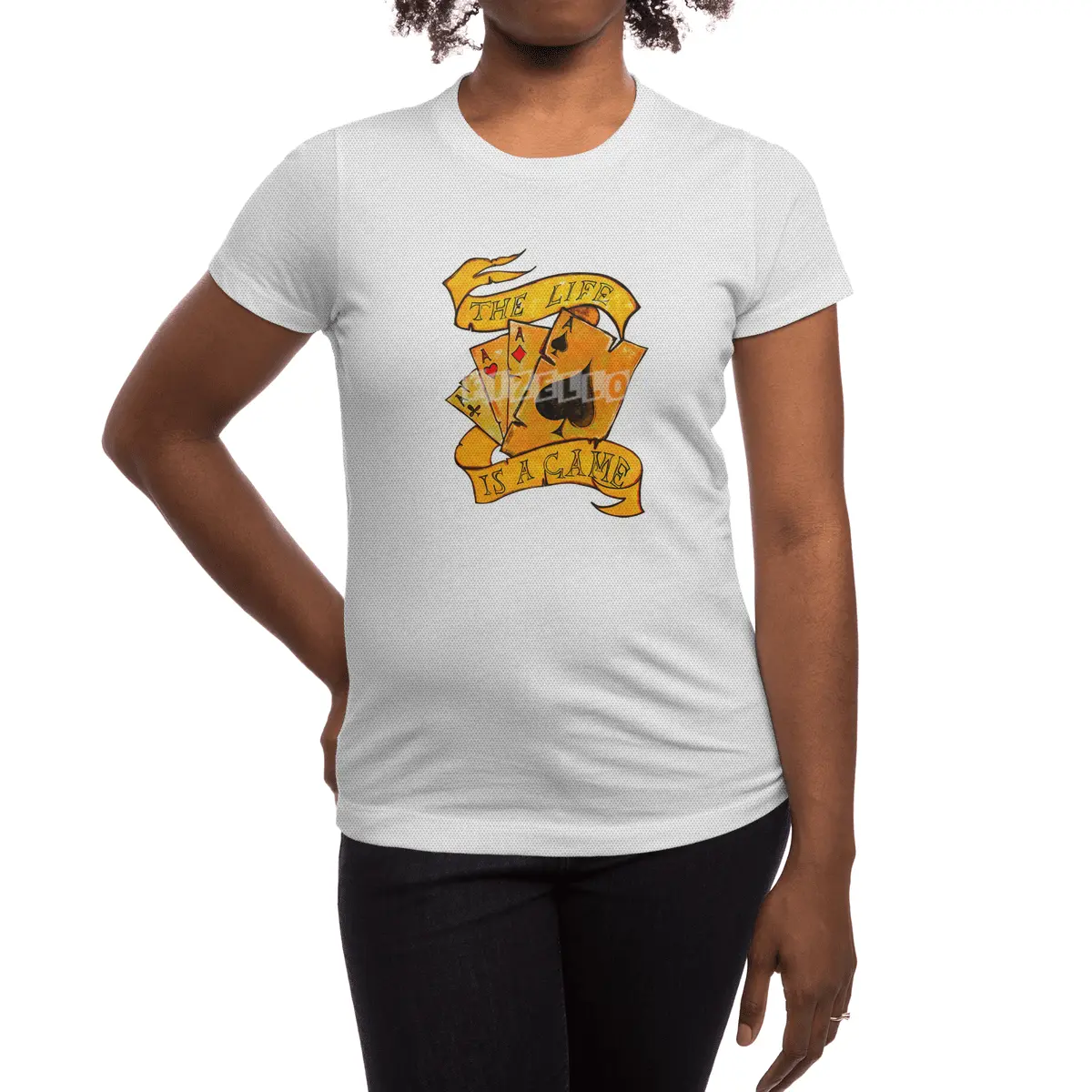 Poker Pik Ass Las Vegas Card Game Gift Spor T-Shirt