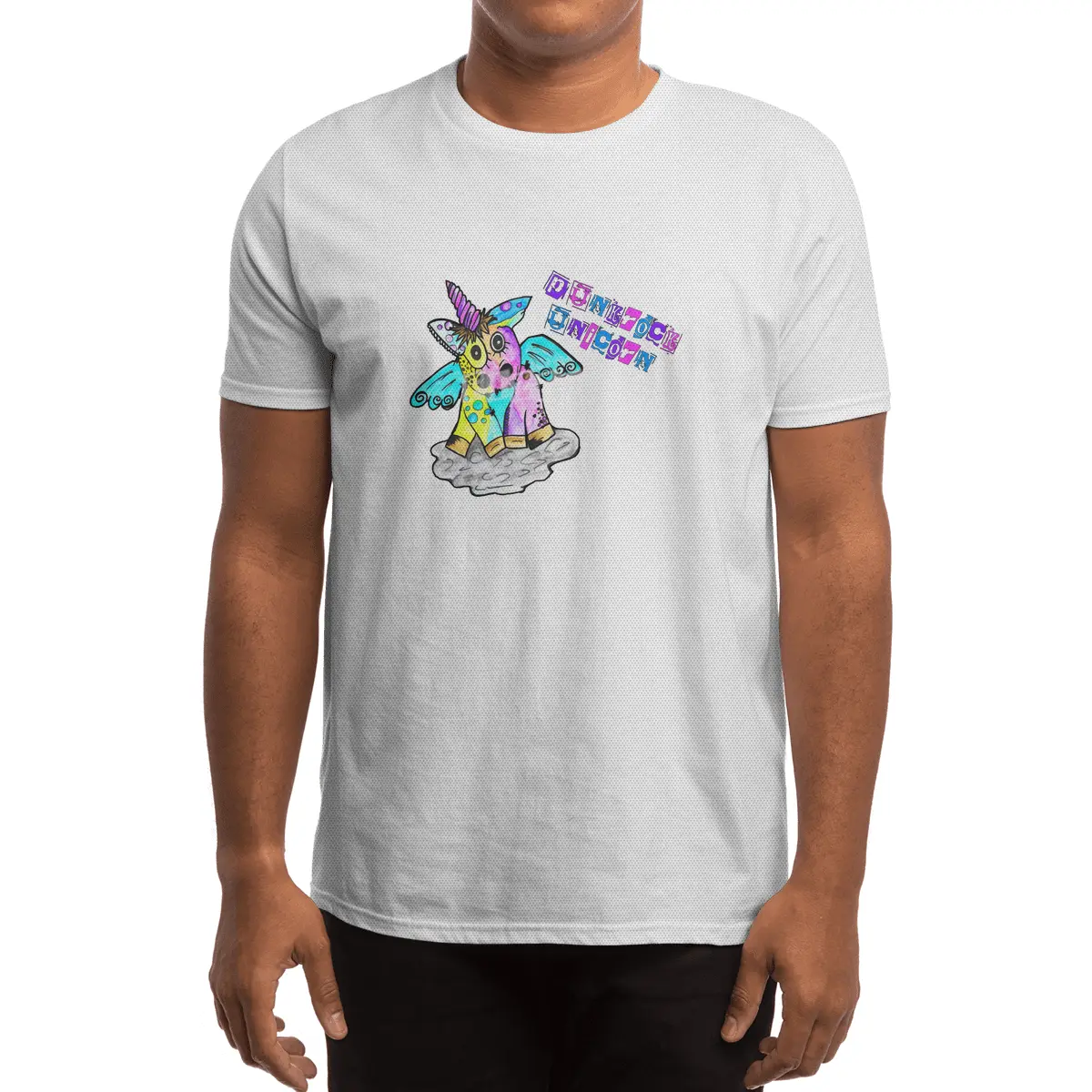 Punk Rock Metal Concert Festival Unicorn Spor T-Shirt