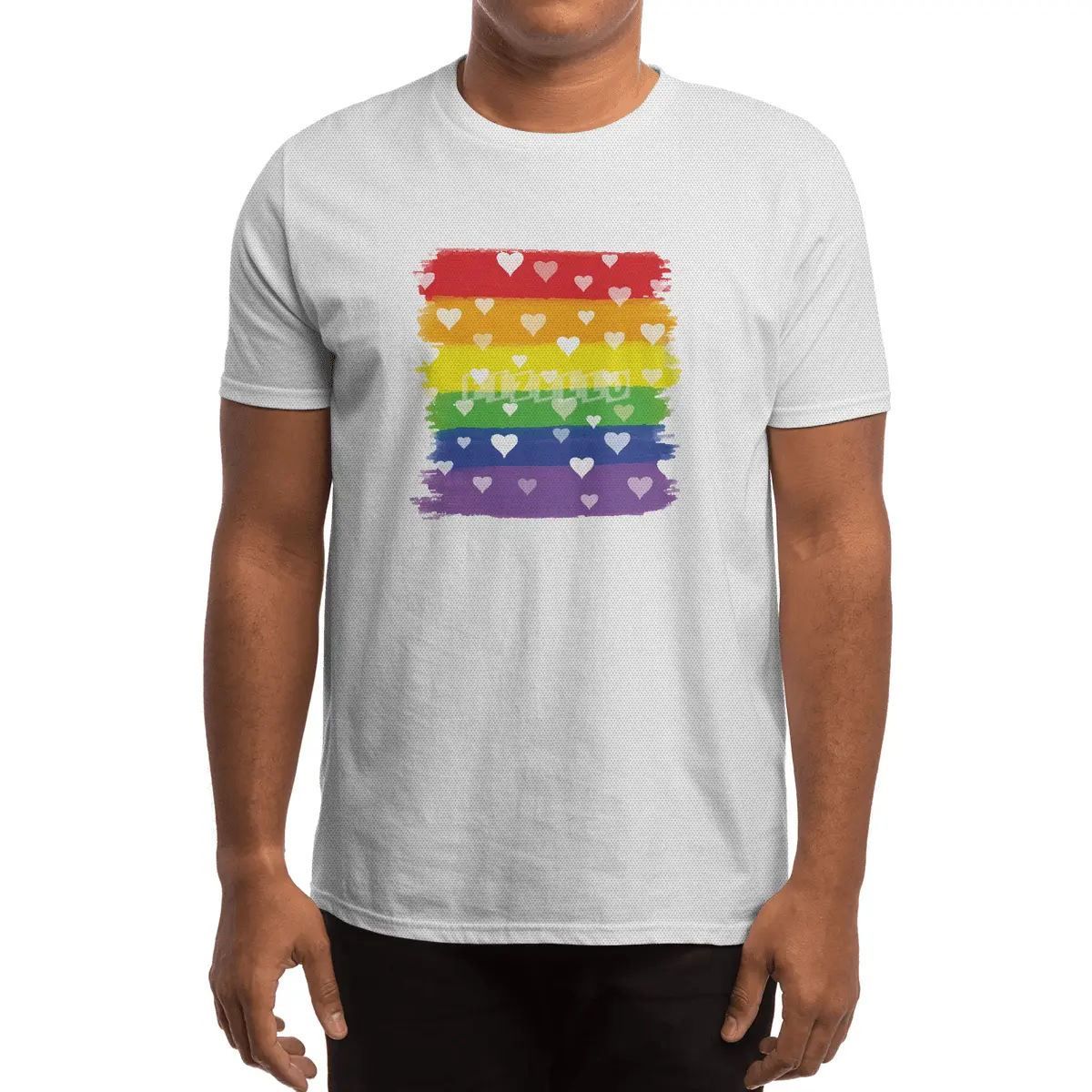 Rainbow Gay Lesbian Transgender Bisexual Love Spor T-Shirt