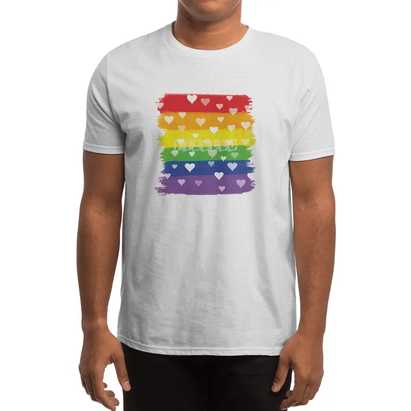 Rainbow Gay Lesbian Transgender Bisexual Love Spor T-Shirt