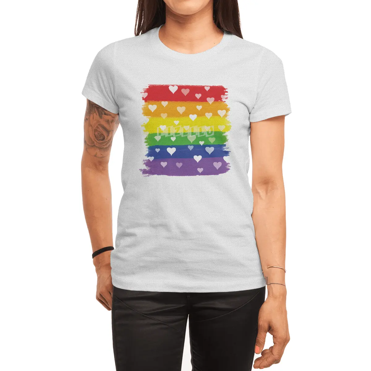 Rainbow Gay Lesbian Transgender Bisexual Love Spor T-Shirt