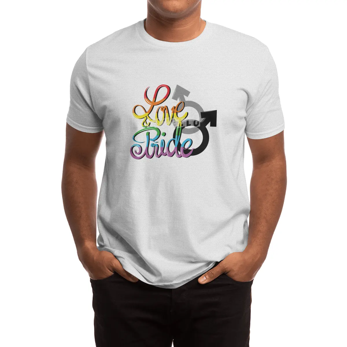 Rainbow Gay Lesbian Transgender Bisexual Love Spor T-Shirt