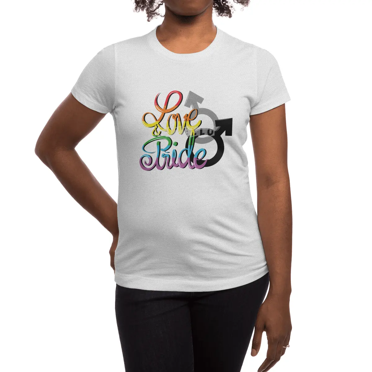 Rainbow Gay Lesbian Transgender Bisexual Love Spor T-Shirt