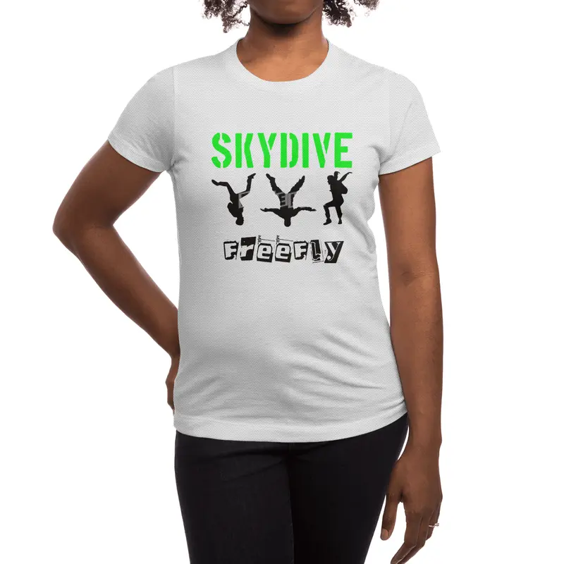 Skydiving, Skydive, Freefly, Parachute, Flying Spor T-Shirt