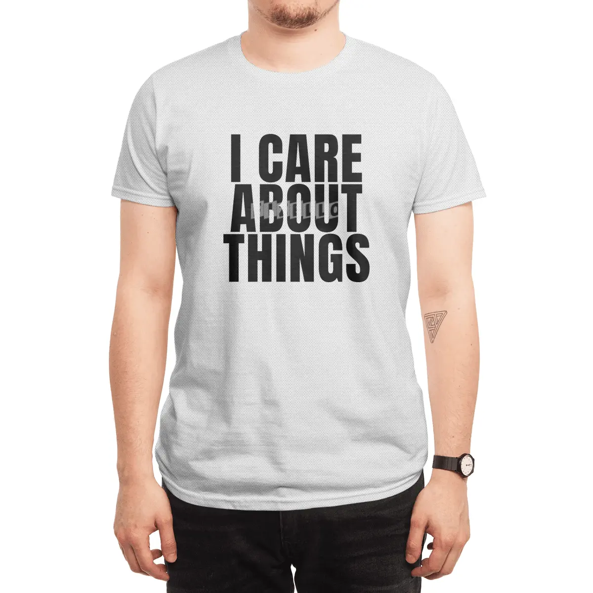 I care about things Spor T-Shirt