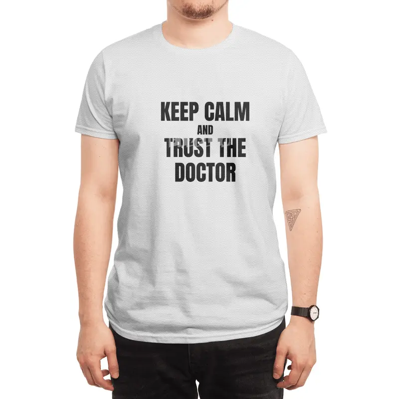 Keep Calm and Trust the Doctor Spor T-Shirt