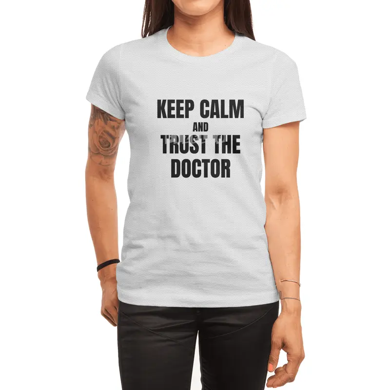 Keep Calm and Trust the Doctor Spor T-Shirt