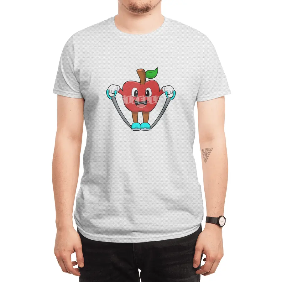 Apple at Fitness with Rope Spor T-Shirt